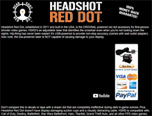Tablet Screenshot of headshotreddot.com
